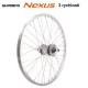 kolo vypletené 24" (540 mm, 36 děr) zadní, Remerx RMX AL, Shimano Nexus 3rychl.